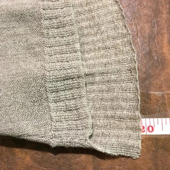 EILEEN FISHER Beige Moreno Wool Sweater - Picture 7 of 8